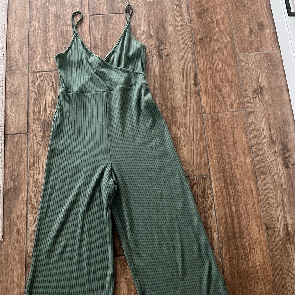 Forest green tank top jumper